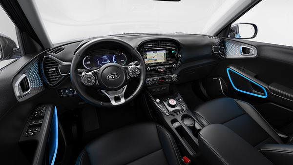 Le Kia e-Soul électrique embarque une batterie lithium-ion polymère de 64 kWh