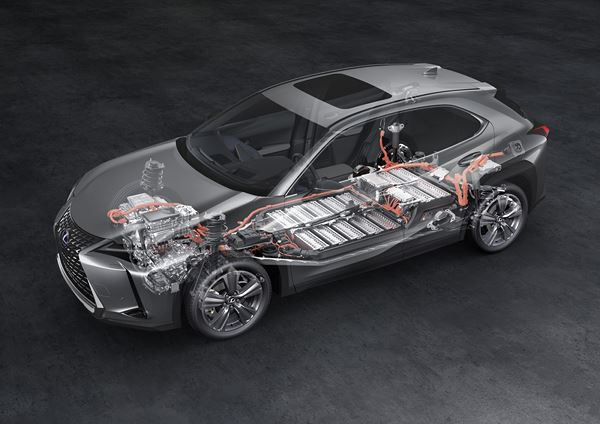 Le Lexus UX adopte une chaîne de traction électrique à batterie