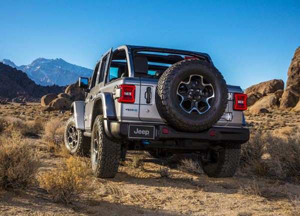 Le Jeep Wrangler 4xe adopte un groupe motopropulseur hybride rechargeable
