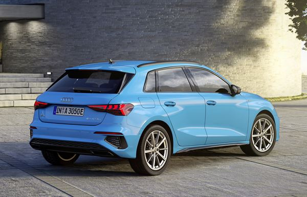 L'Audi A3 Sportback 40 TFSI e plug-in hybride peut couvrir jusqu'à 67 km en électrique