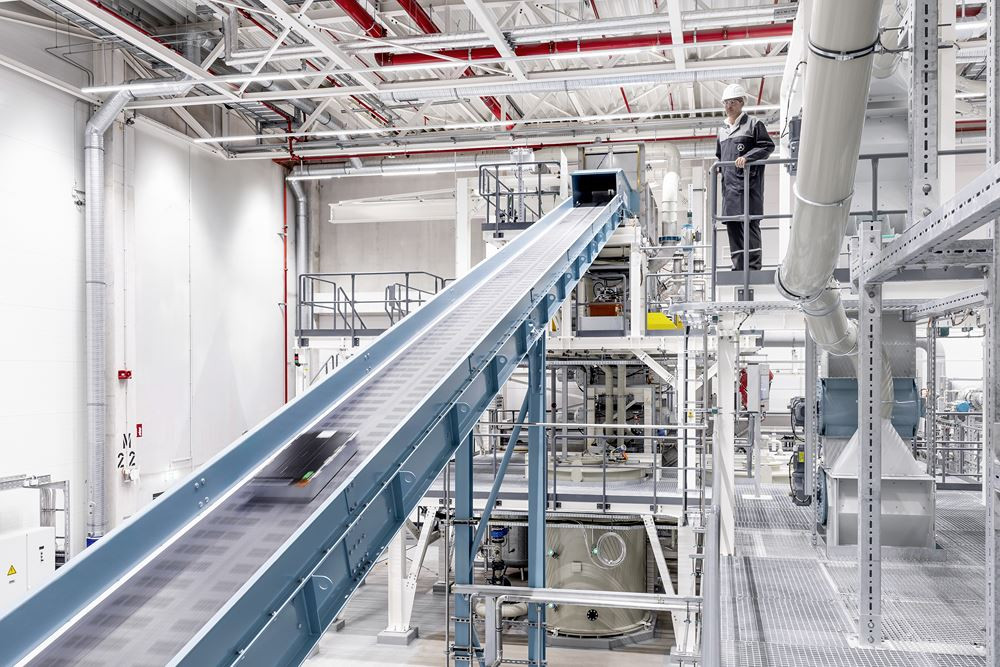 L'usine de recyclage Mercedes-Benz de Kuppenheim permet de boucler le cycle des batteries