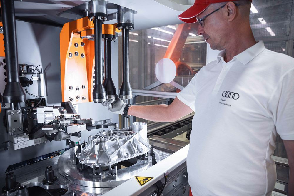 L'usine Audi de Gyor en Hongrie produit les moteurs électriques destinés à la plateforme PPE