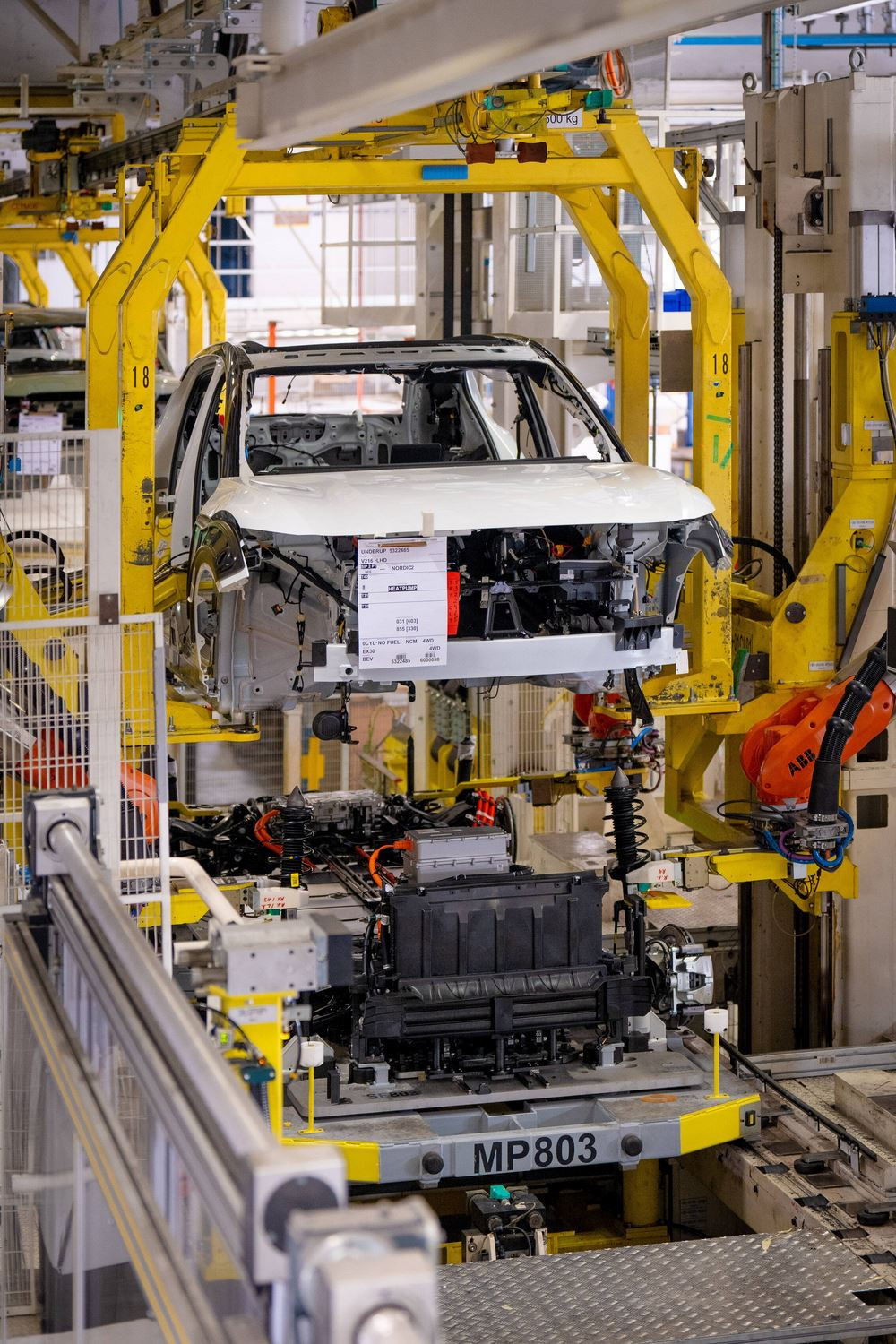 L'usine Volvo de Gand assure la production du SUV EX30 électrique