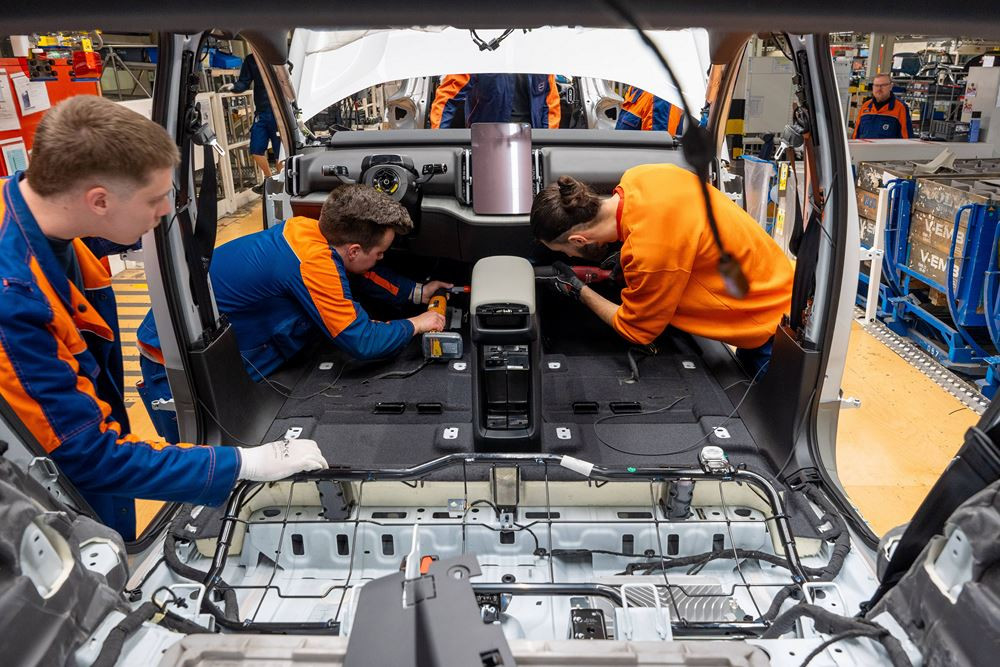 L'usine Volvo de Gand assure la production du SUV EX30 électrique
