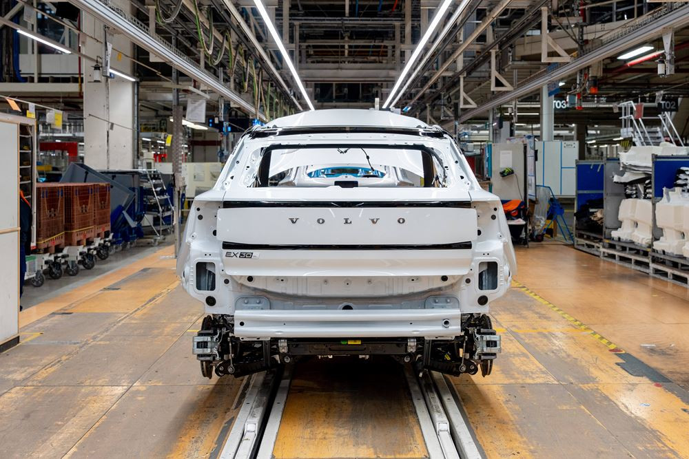 L'usine Volvo de Gand assure la production du SUV EX30 électrique