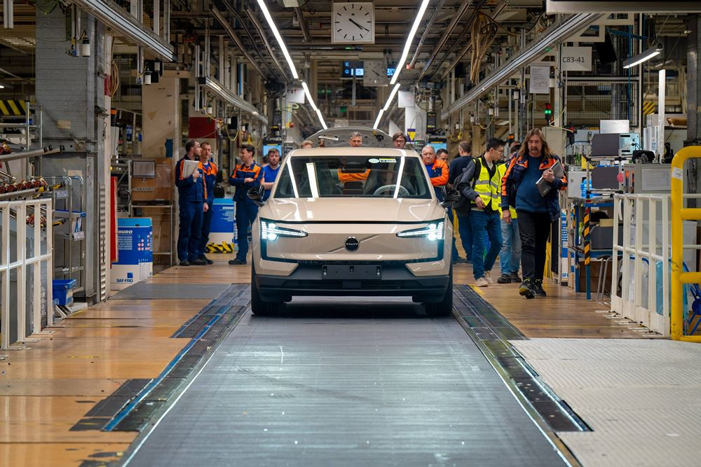 L'usine Volvo de Gand assure la production du SUV EX30 électrique
