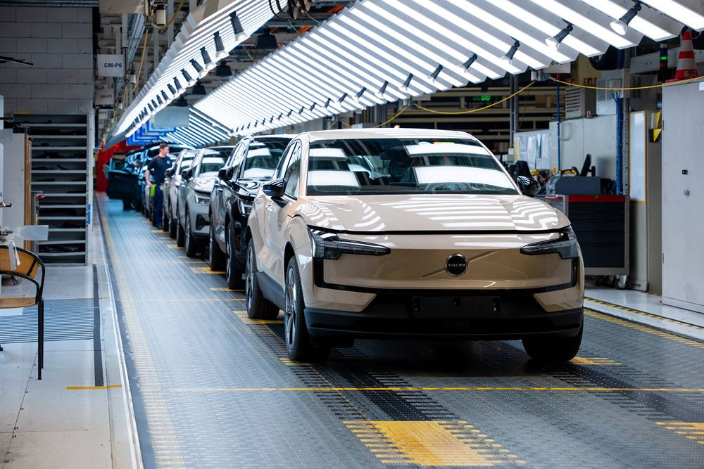L'usine Volvo de Gand assure la production du SUV EX30 électrique