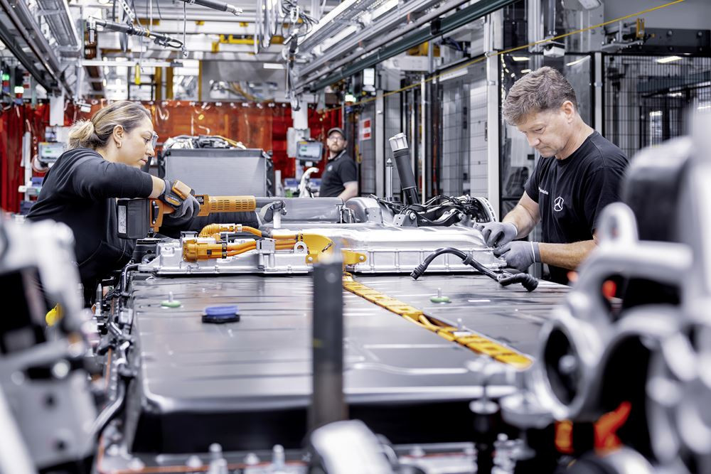 L'usine Mercedes-Benz de Brême assure la production de onze modèles différents