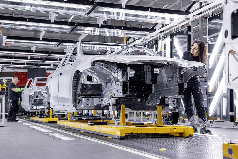 L'usine Mercedes-Benz de Kecskemet en Hongrie réalise la production de la Classe C électrique