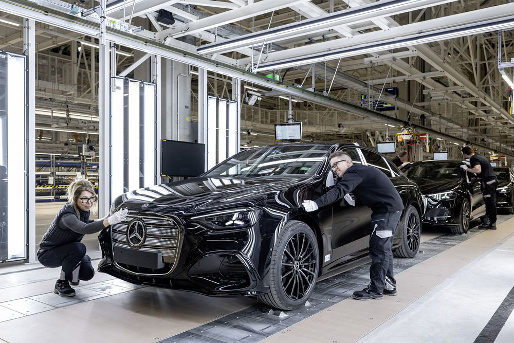 L'usine Mercedes-Benz de Kecskemet en Hongrie réalise la production de la Classe C électrique