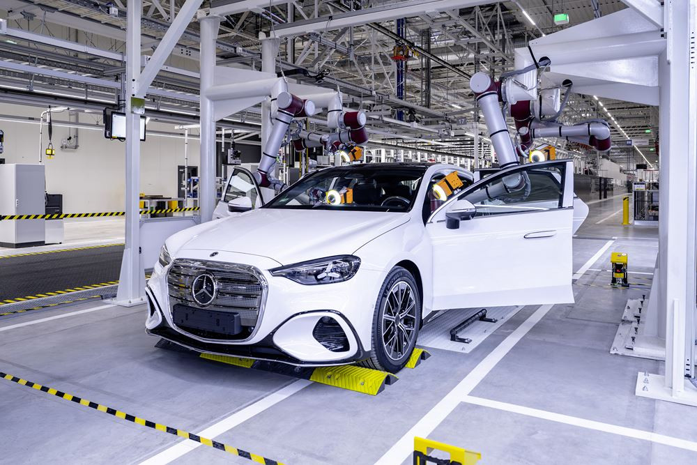 L'usine Mercedes-Benz de Kecskemet en Hongrie réalise la production de la Classe C électrique