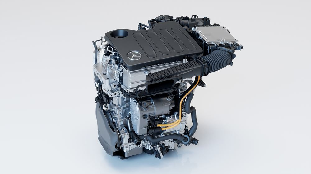 Une motorisation hybride 48 volts Mercedes capable de récupération d'énergie et de conduite électrique