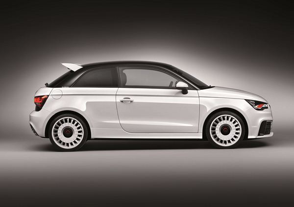 Une Audi A1 quattro dotée de 256 ch