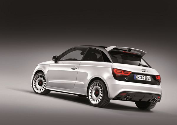 Une Audi A1 quattro dotée de 256 ch