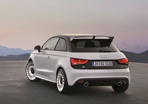 Une Audi A1 quattro dotée de 256 ch