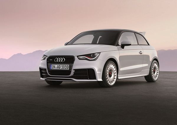 Une Audi A1 quattro dotée de 256 ch