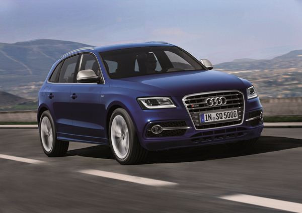 Un Audi SQ5 diesel biturbo de 313 ch commercialisé début 2013