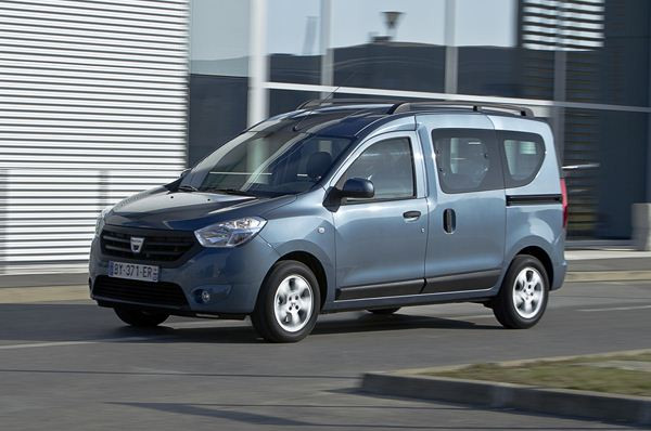 Le combispace cinq places Dacia Dokker commercialisé à partir de 9 400 euros