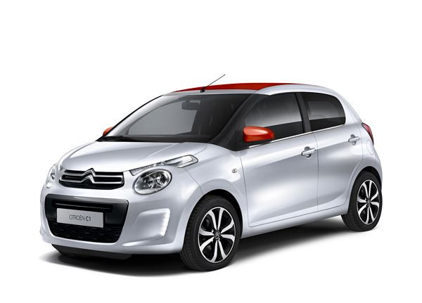 Une nouvelle Citroën C1 à la face avant souriante