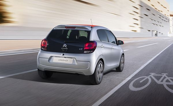 Une nouvelle Citroën C1 à la face avant souriante