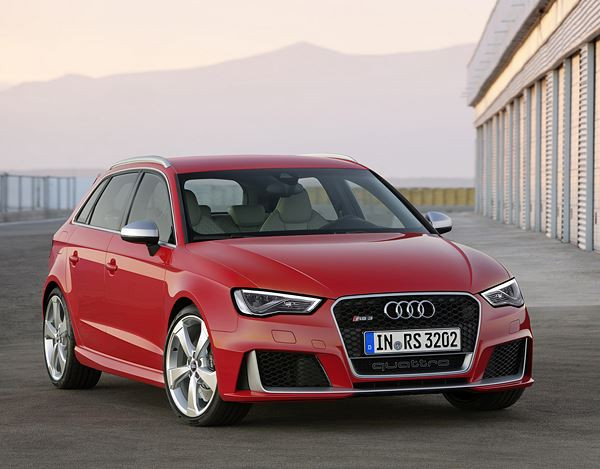 La déclinaison RS de l'Audi A3 Sportback développe 367 ch