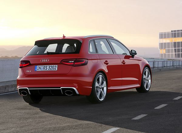 La déclinaison RS de l'Audi A3 Sportback développe 367 ch