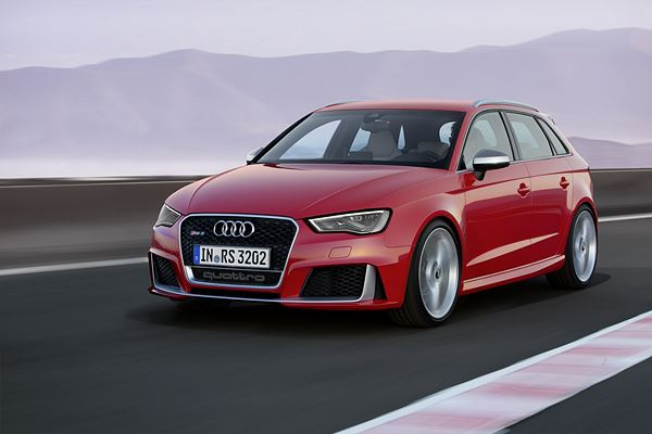 La déclinaison RS de l'Audi A3 Sportback développe 367 ch