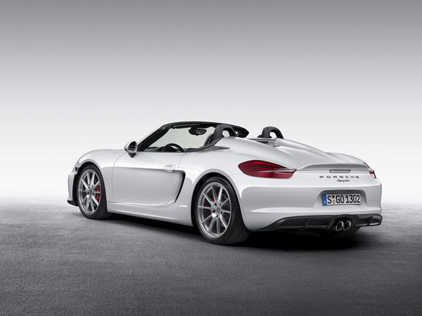 Le nouveau Porsche Boxster Spyder conserve son caractère unique