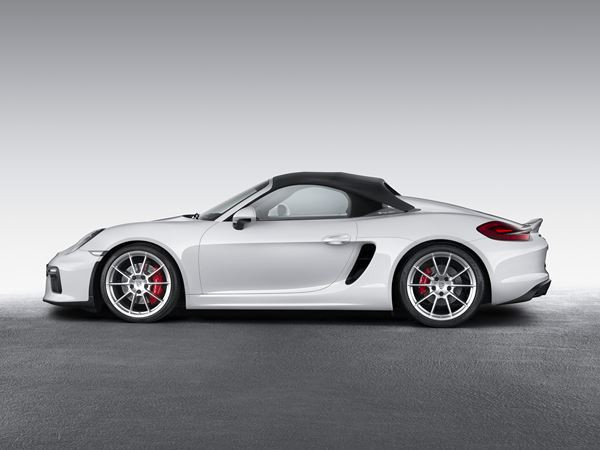 Le nouveau Porsche Boxster Spyder conserve son caractère unique