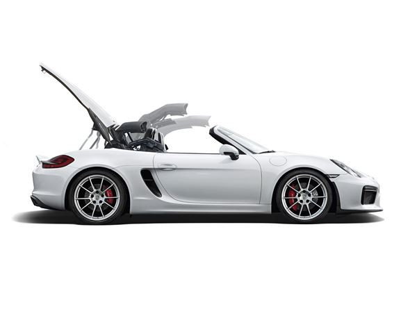Le nouveau Porsche Boxster Spyder conserve son caractère unique
