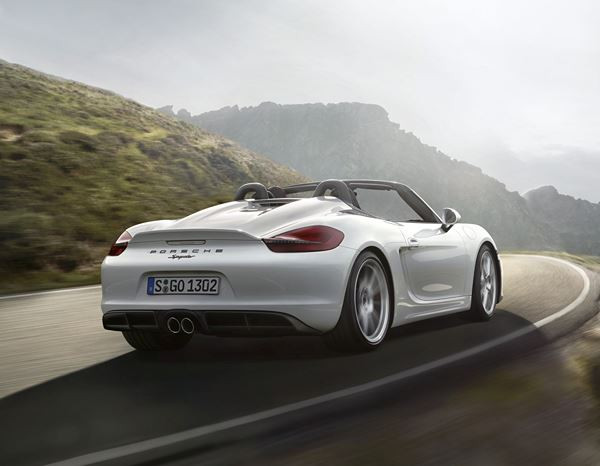 Le nouveau Porsche Boxster Spyder conserve son caractère unique