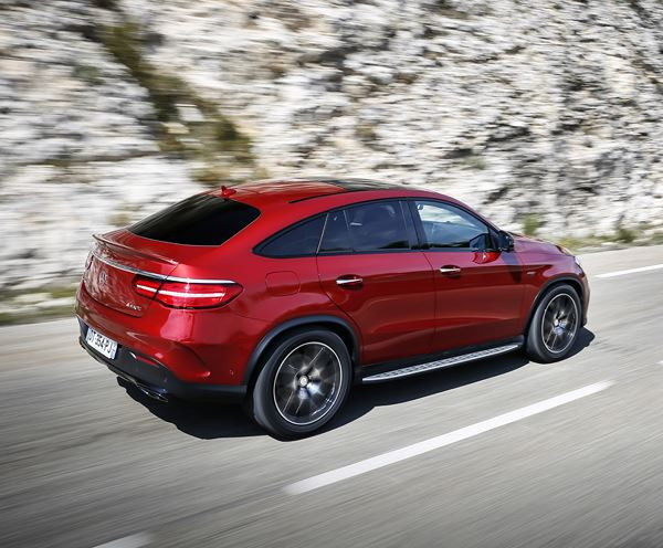 Le Mercedes GLE Coupé se distingue par ses gènes de SUV coupé sportif