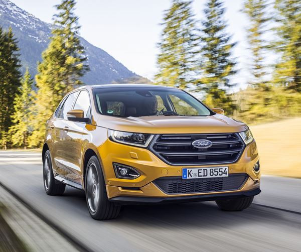 Le grand SUV Ford Edge traverse l'Atlantique