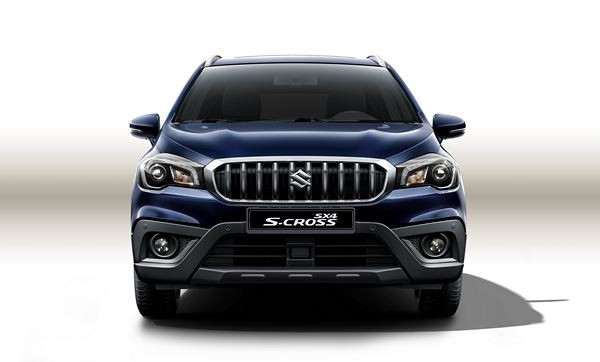 Le SUV compact Suzuki S-Cross adopte une calandre haute et puissante