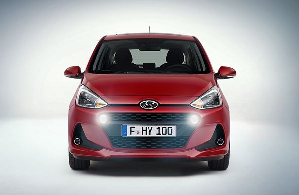 La Hyundai i10 restylée reçoit une nouvelle calandre en cascade