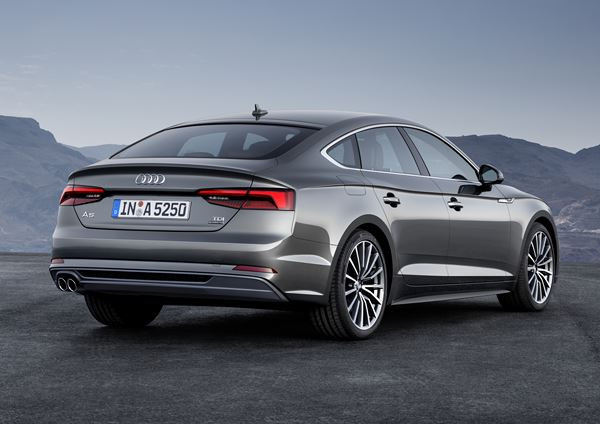 L'Audi A5 Sportback affiche des lignes athlétiques