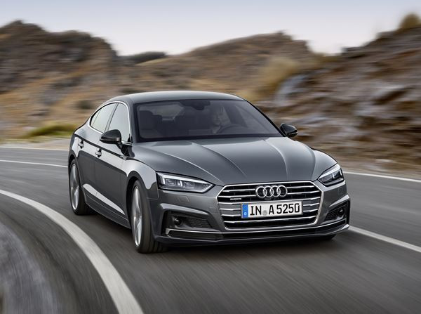 L'Audi A5 Sportback affiche des lignes athlétiques