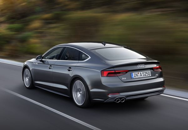 L'Audi A5 Sportback affiche des lignes athlétiques