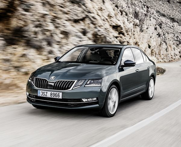 La Skoda Octavia affiche des lignes précises