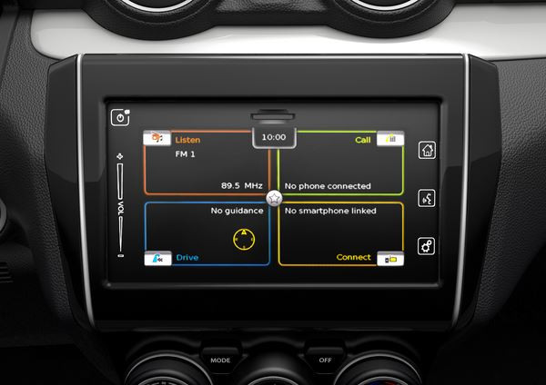 La Suzuki Swift affiche une silhouette musclée et des équipements de sécurité évolués