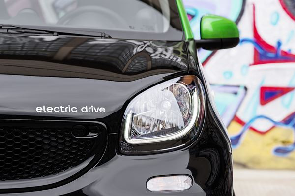 La smart forfour électrique revendique une autonomie de 155 kilomètres NEDC