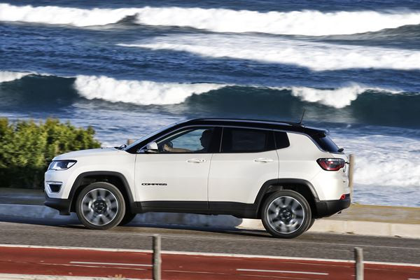 La Jeep Compass affiche des capacités de franchissement impressionnantes