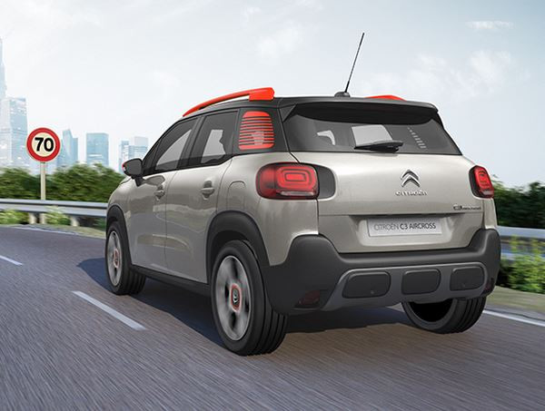 Le SUV urbain Citroën C3 Aircross en approche