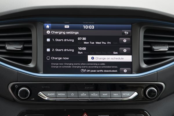 La Hyundai Ioniq plug-in parcourt près de 60 kilomètres en électrique