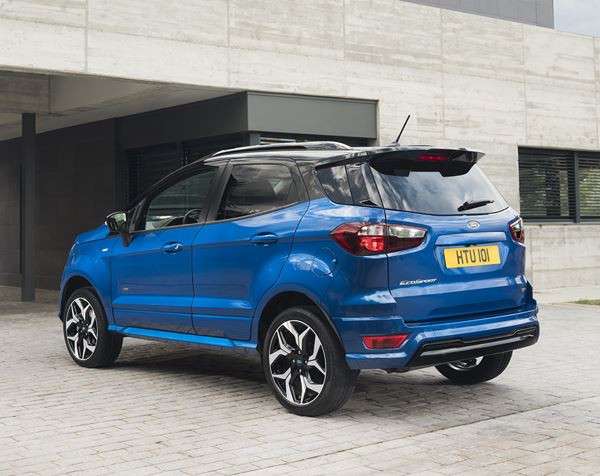Le SUV Ford EcoSport s'appuie sur un design extérieur robuste