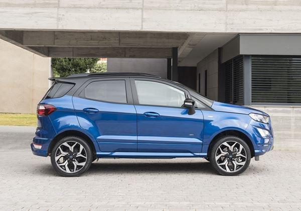 Le SUV Ford EcoSport s'appuie sur un design extérieur robuste