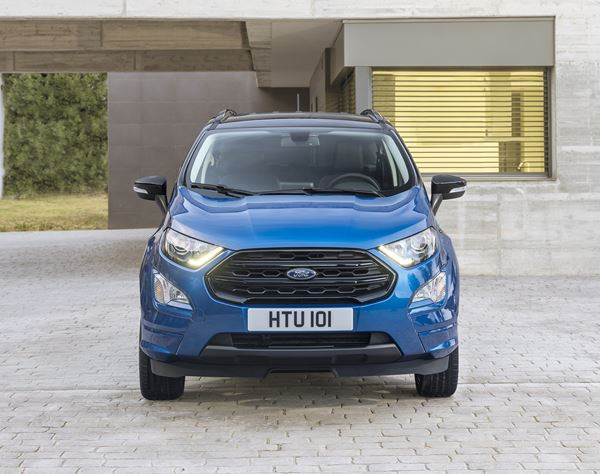 Le SUV Ford EcoSport s'appuie sur un design extérieur robuste