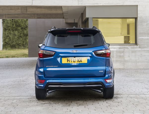 Le SUV Ford EcoSport s'appuie sur un design extérieur robuste