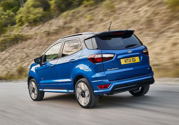 Le SUV Ford EcoSport s'appuie sur un design extérieur robuste