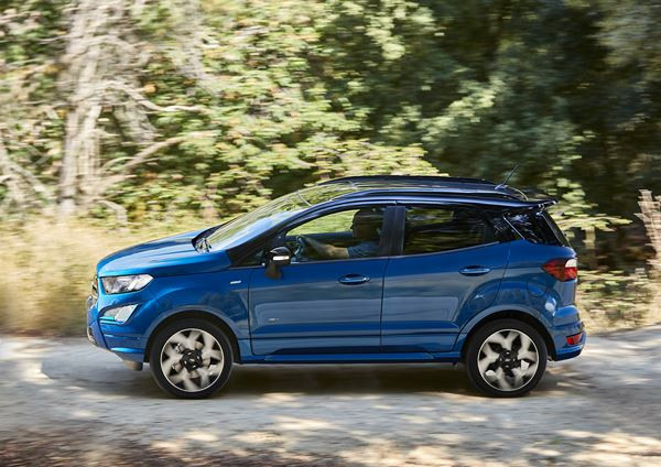 Le SUV Ford EcoSport s'appuie sur un design extérieur robuste